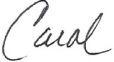 handwritten signature of Carol Komitor
